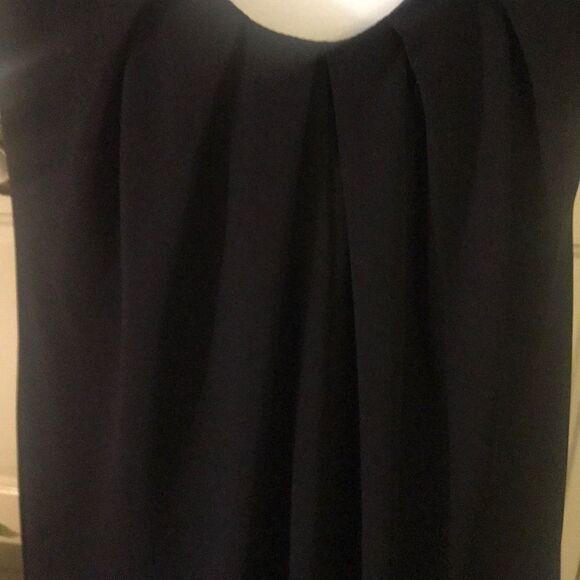 28. NEW YORK & COMPANY BLACK SLEEVELESS EVENING DRESS - Picture 7 of 13